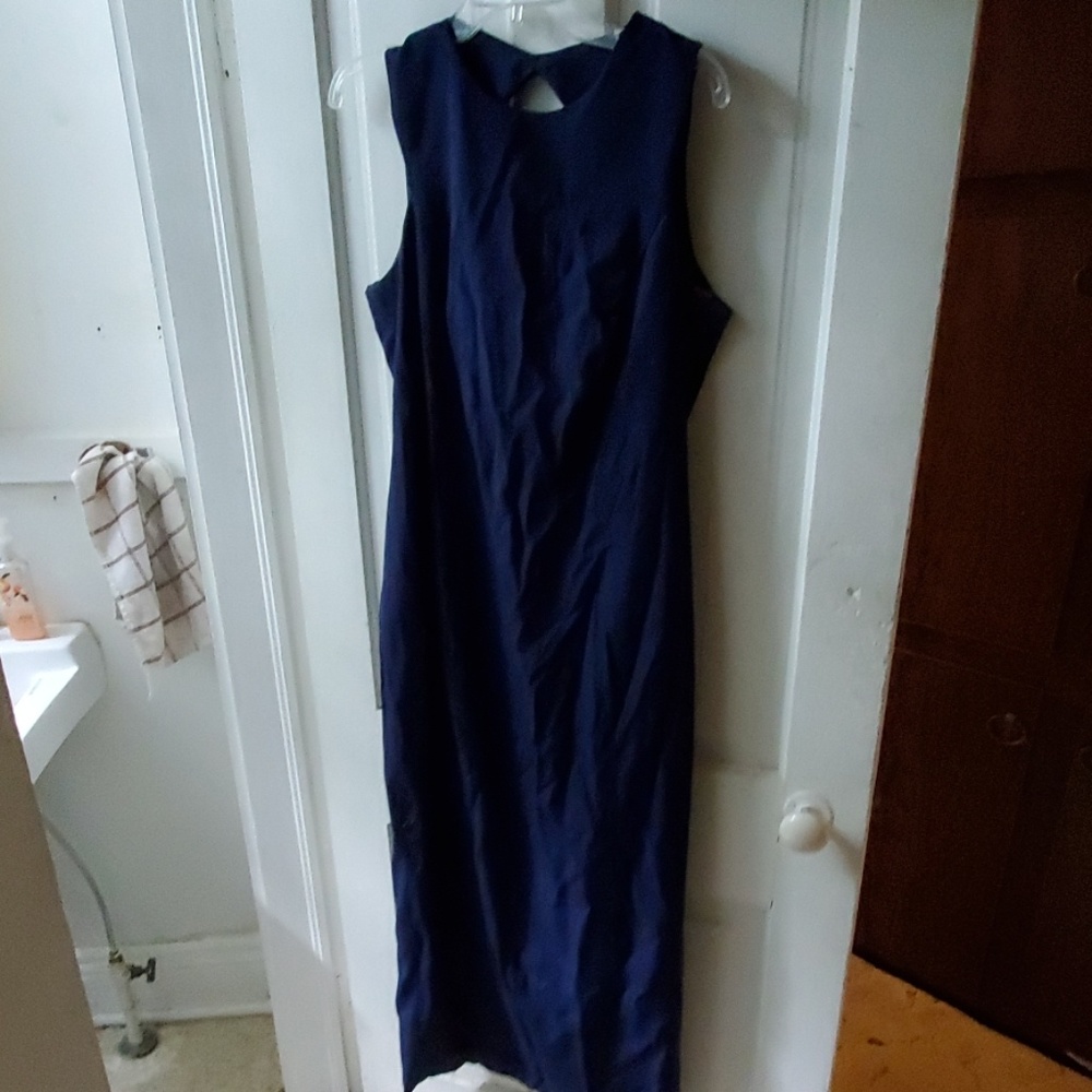 Blue dress
